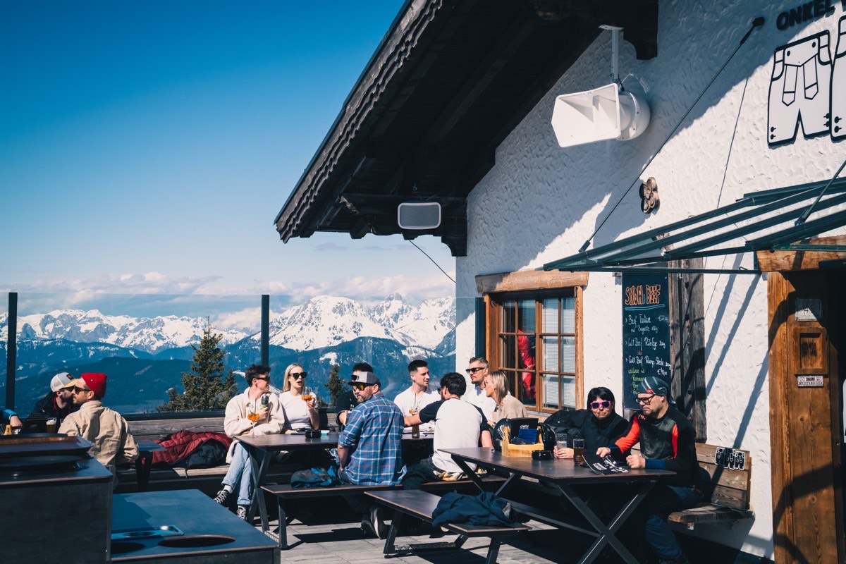 Onkel Willy's Hütte Alpine ski hut, Schladming, Austria